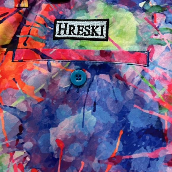 Hreski Explosion of Color Golf Shorts - Picture 5 of 7
